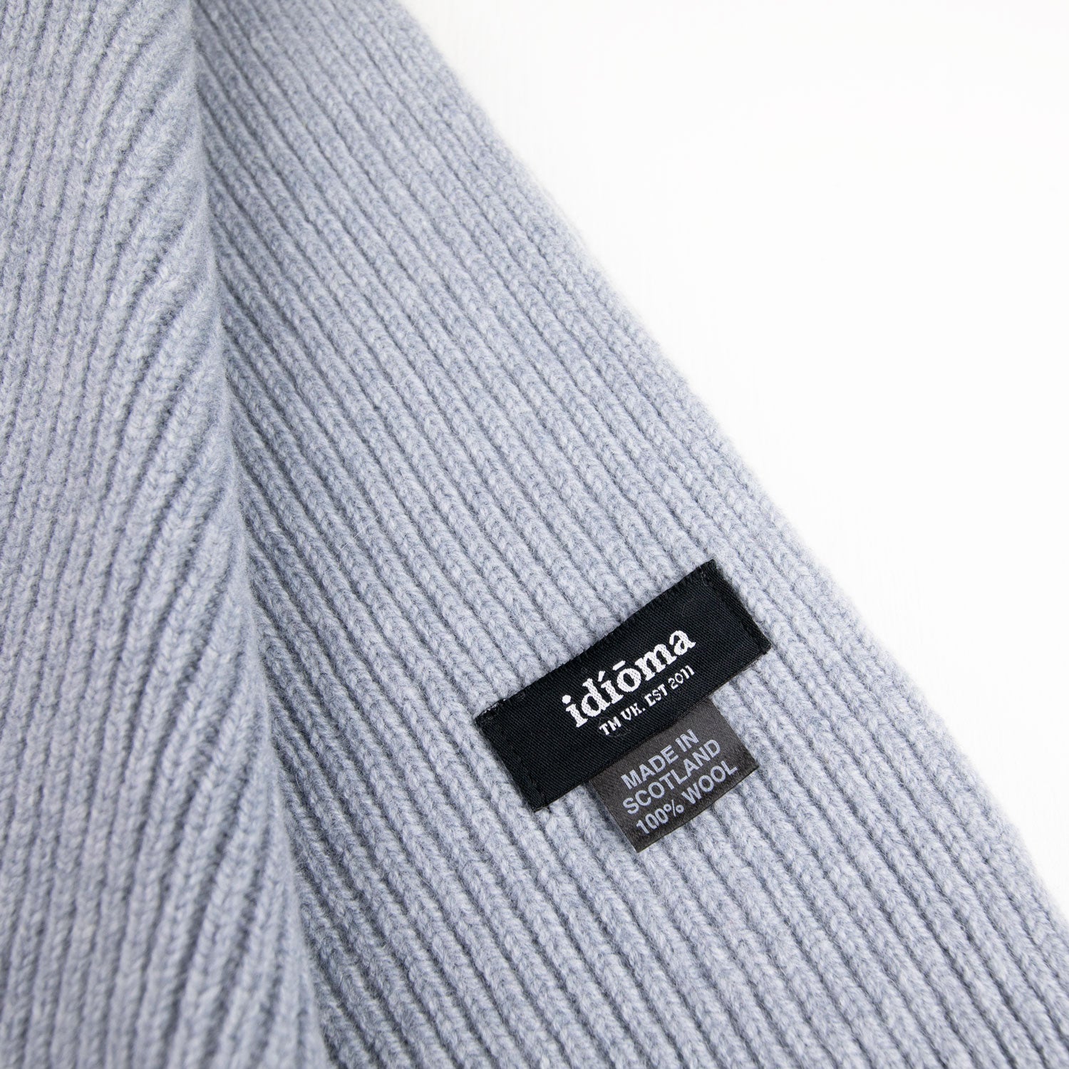 Merino Scarf - Ciel Grey