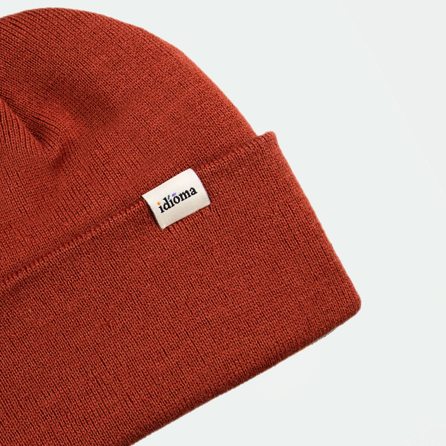 Classic Beanie Hat - Rust