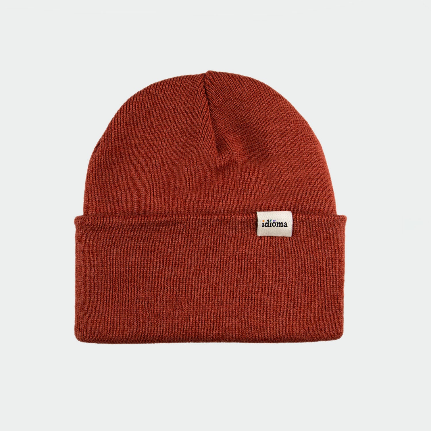 Classic Beanie Hat - Rust