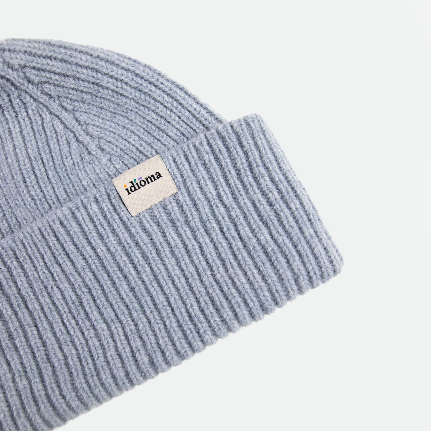 Merino Beanie - Ciel Grey