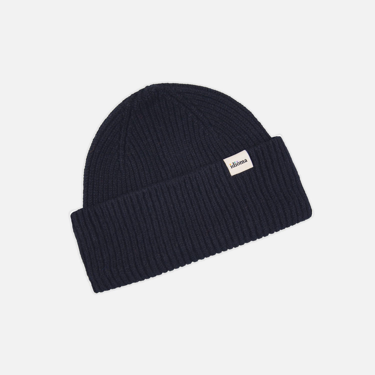 Merino Beanie - Cosmic Black