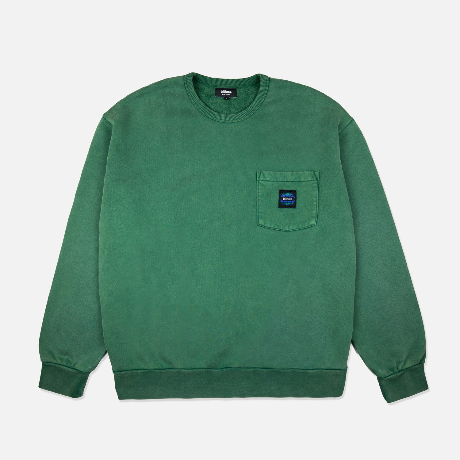 Globe Pocket Sweatshirt (Forest)