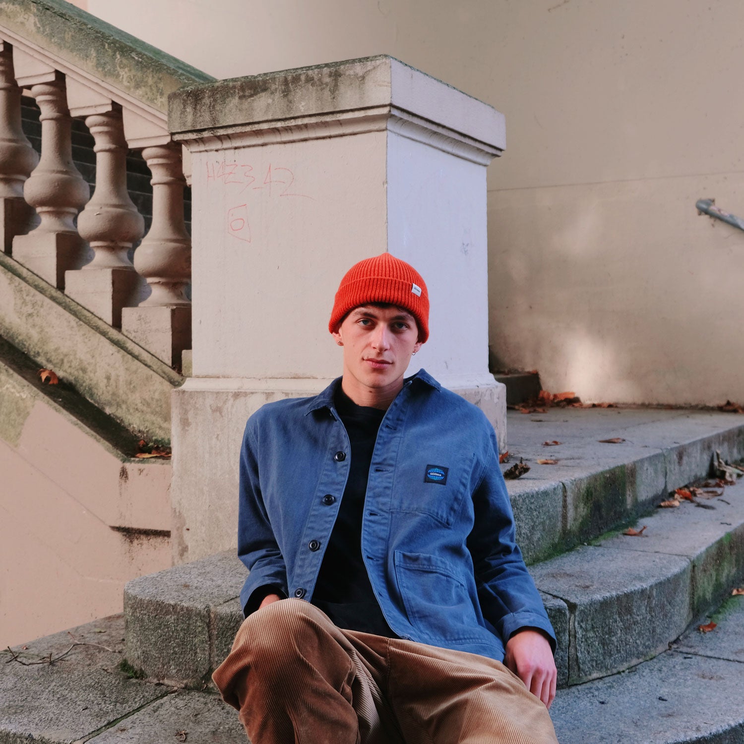 Merino Beanie - Burnt Sienna