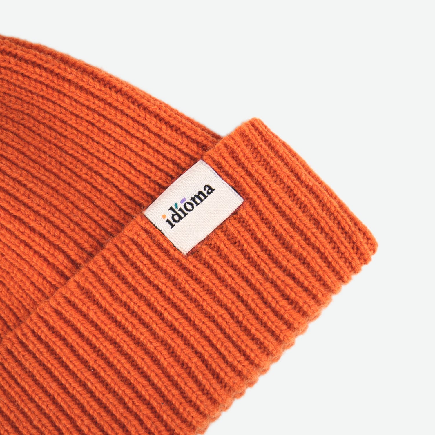 Merino Wool Beanie - Squashed Pumpkin