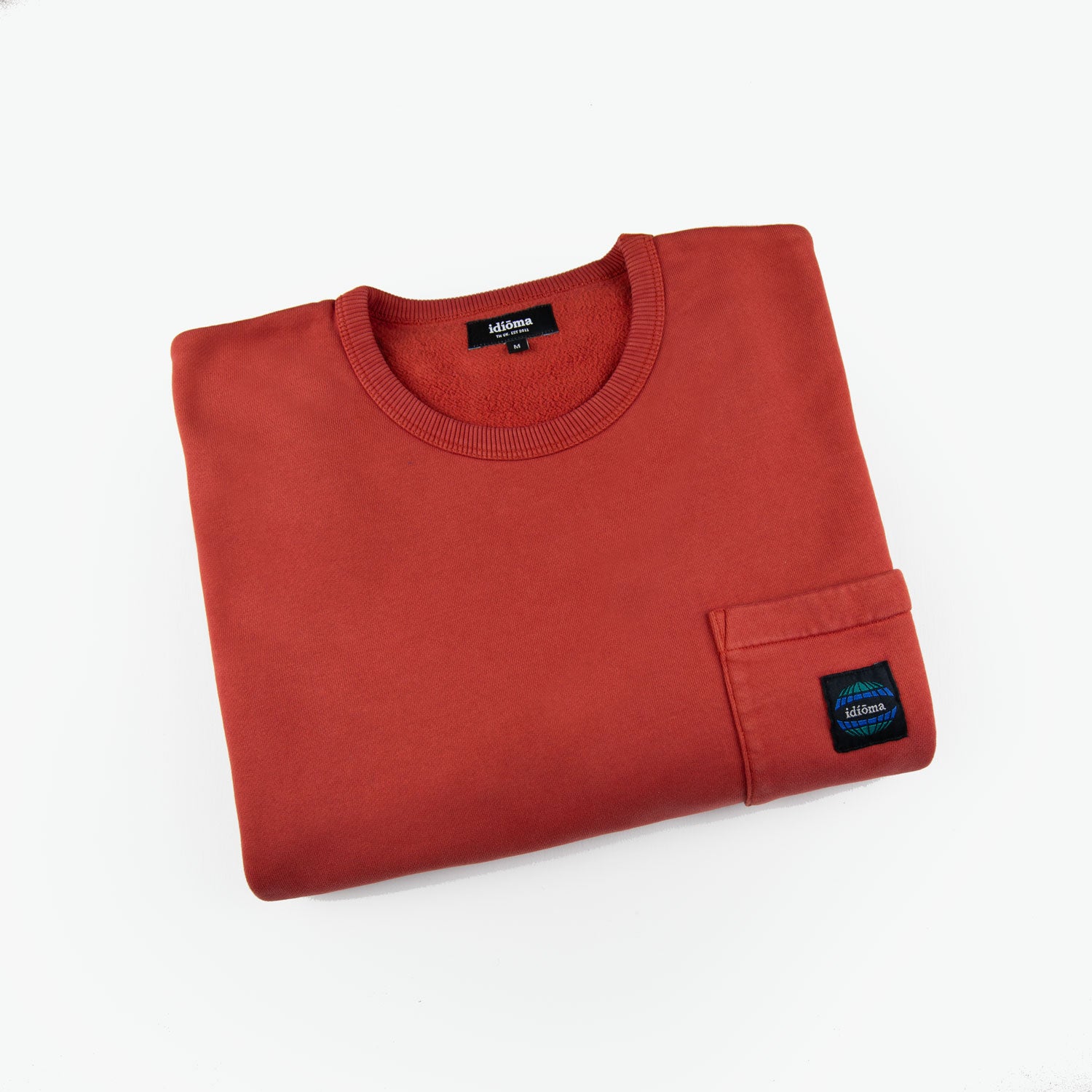 Globe Pocket Sweatshirt (Terra )