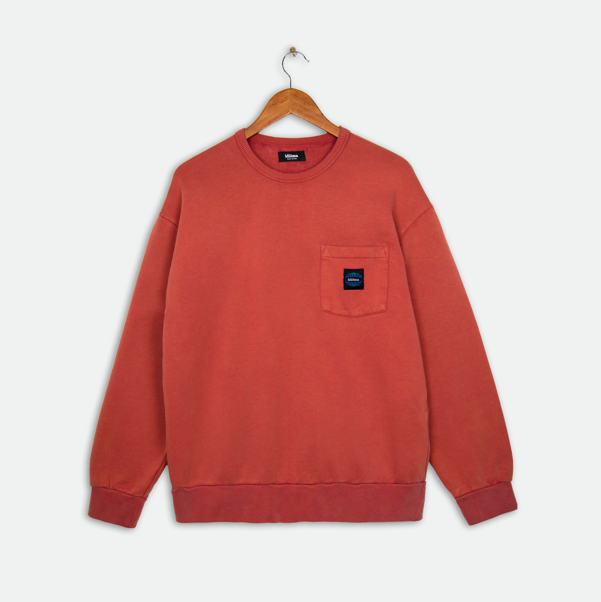 Globe Pocket Sweatshirt (Terra)