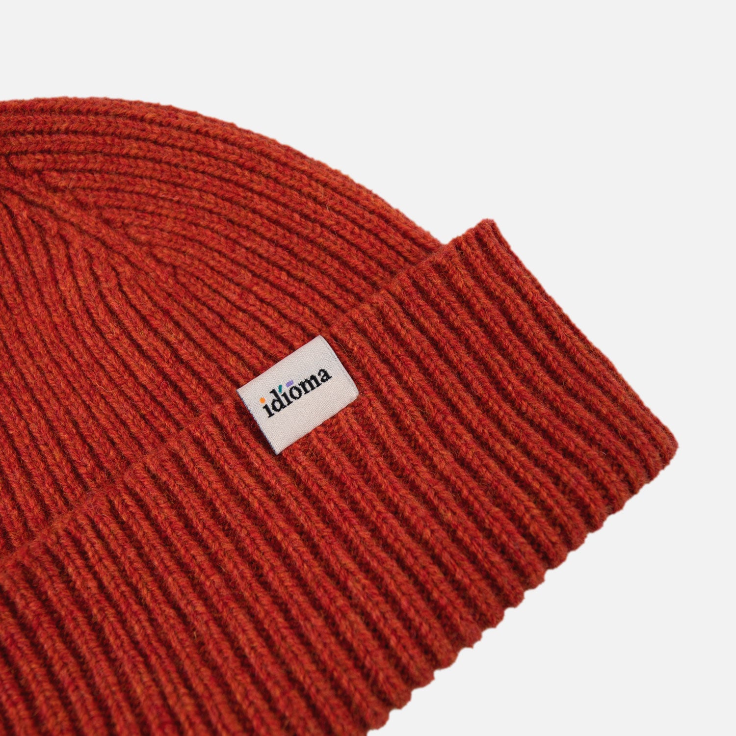 Merino Beanie - Burnt Sienna