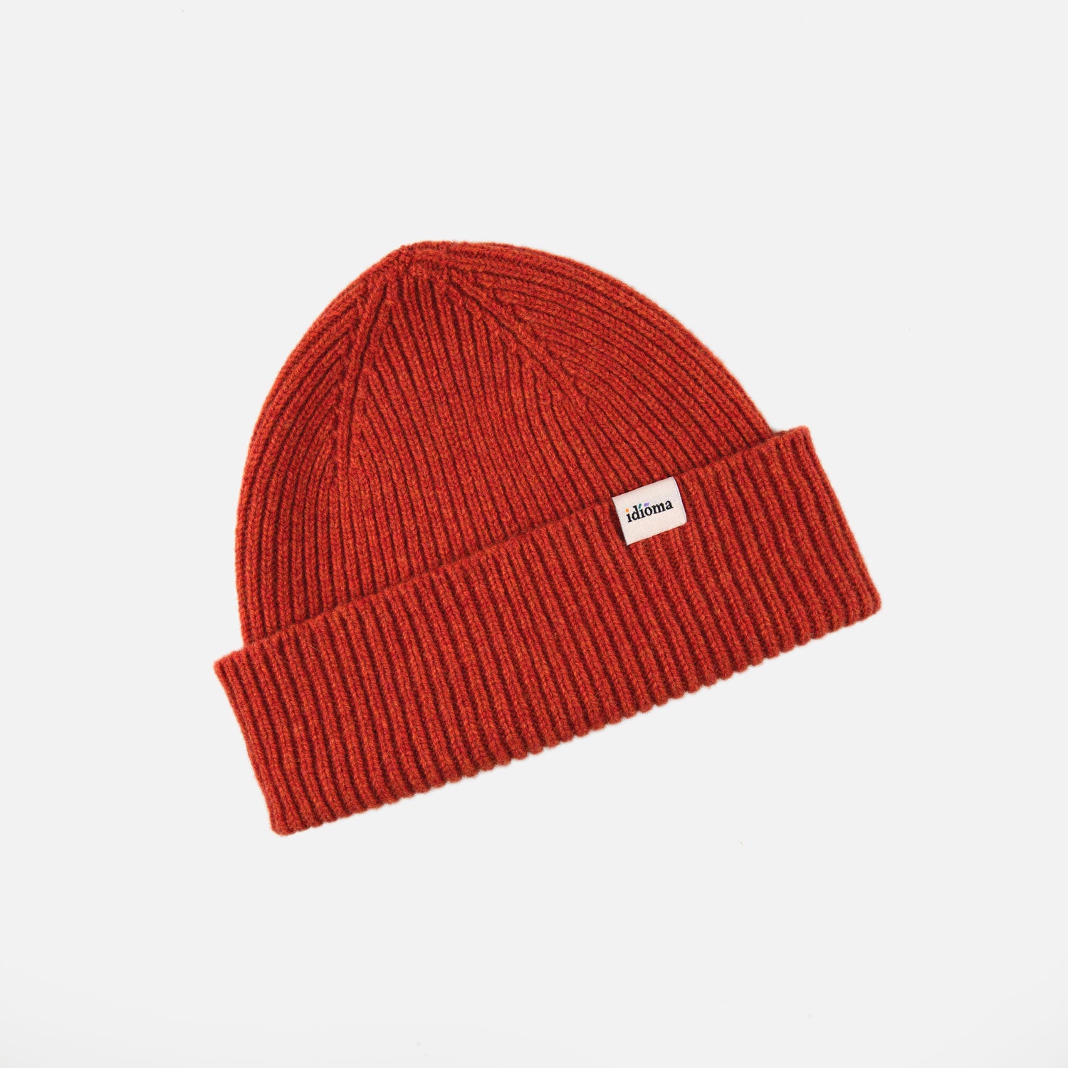 Merino Beanie - Burnt Sienna