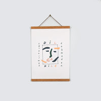 Dil Dile Degmeden Dil Ogrenilmez - Print - Idioma