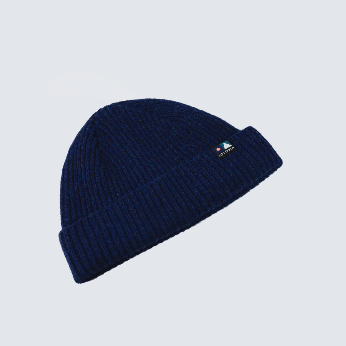 An Alba Wool Beanie - São Bento Blue - Beanies - Idioma
