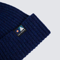 An Alba Wool Beanie - São Bento Blue - Beanies - Idioma